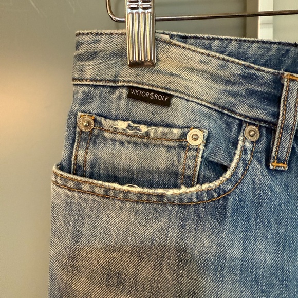 Viktor & Rolf "Monsieur" Style F332 Distressed Jeans - Picture 2 of 11